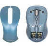Belaidė pelė YENKEE YMS2010BE dviejų režimų ergonomiška, 2,4 GHz USB imtuvas + Bluetooth 5.1, 4 lygių DPI 1000–3200, 6 mygtukų