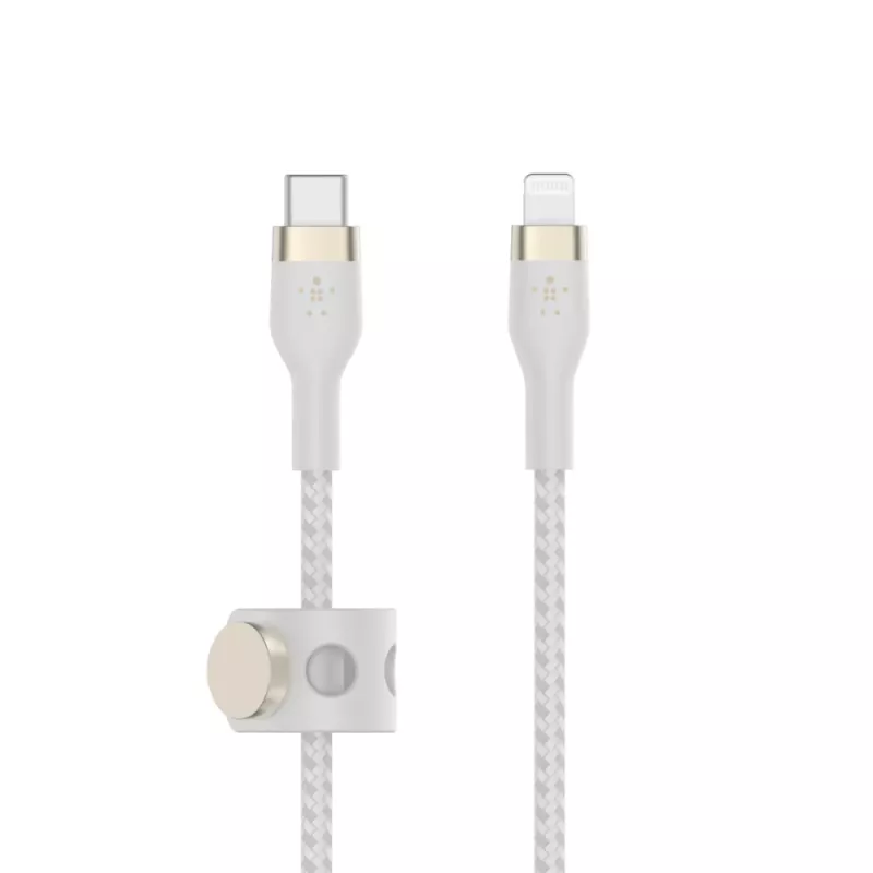 Belkin CAA011BT3MWH Lightning laidas 3 m Baltas