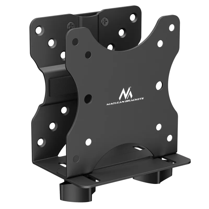 Mini kompiuterio stovas MACLEAN MC-115B – kompaktiškas reguliuojamo aukščio stovas mažiems korpusams