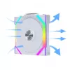 Ventiliatorius Lian Li UNI FAN SL Wireless 120 12 cm Baltas 28,5 dB 64.05 cfm