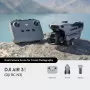 Kvadrakopteris DJI Air 3s RC-N3 – 50 MP kamera, 4K (3840×2160), 4 rotoriai, maks. greitis 27 m/s, nuotolis 32000 m, 4276 mAh baterija, pilka