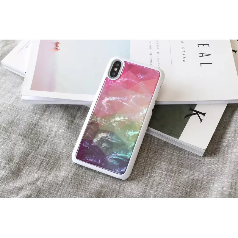 iKins Water Flower telefono dėklas iPhone XS/X (baltos spalvos), K1690H