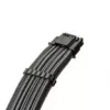 CableMod C-Series Pro ModMesh 16 kontaktų į 2×8 kontaktų pintas maitinimo laidas Corsair Type 3/4 maitinimo blokams, anglies spalvos, 60 cm