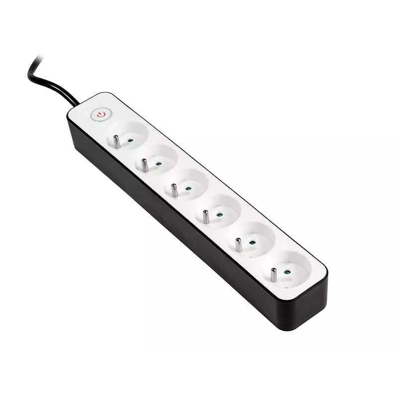 TRACER Power Strip Zebra 1,5 m 6 lizdų