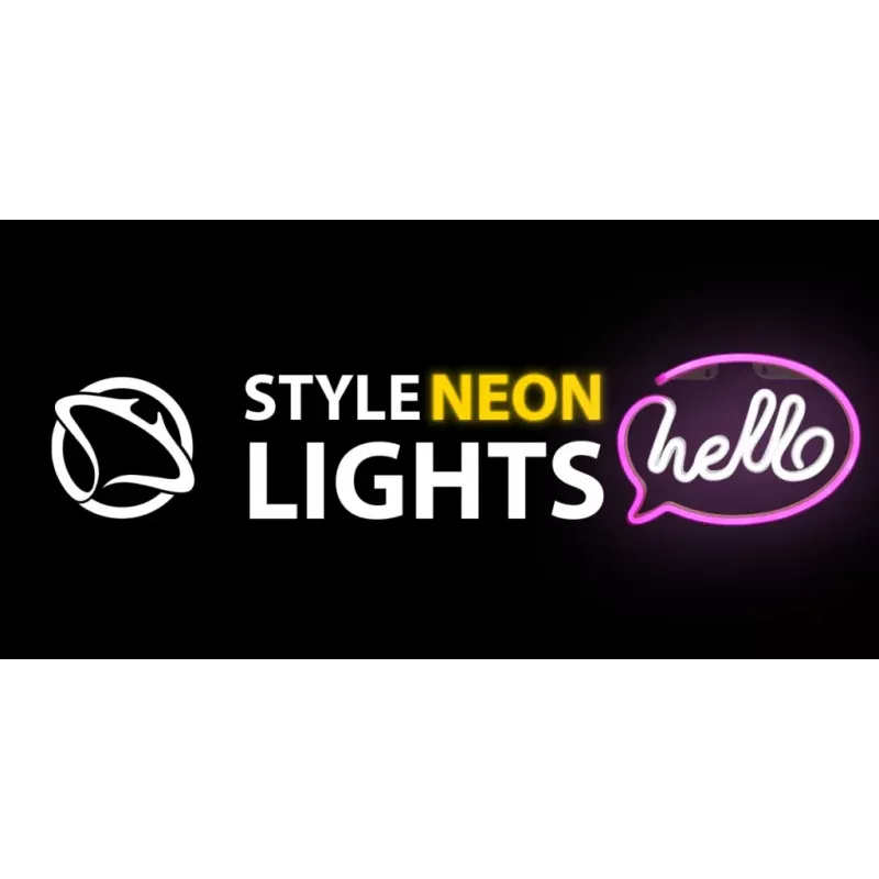 Dekoratyviniai neoniniai šviestuvai MANTA SNL08PKT rožinė/balta – lanksti LED juosta, žemos įtampos dekoratyvinis akcentas