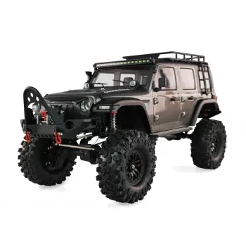 Radijo bangomis valdomas visureigis Amewi AMXRock Crosstail Crawler 4WD 1:10 ARTR antracito pilkas (22657)
