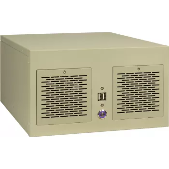 Mini serverio korpusas INTER-TECH IPC S34 su 2x USB 2.0 ir 2x 80mm ventiliatoriais