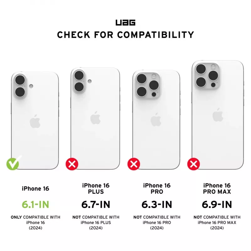 Urban Armor Gear Civilian dėklas mobiliesiems telefonams 15,5 cm (6,1 inch) Juodas