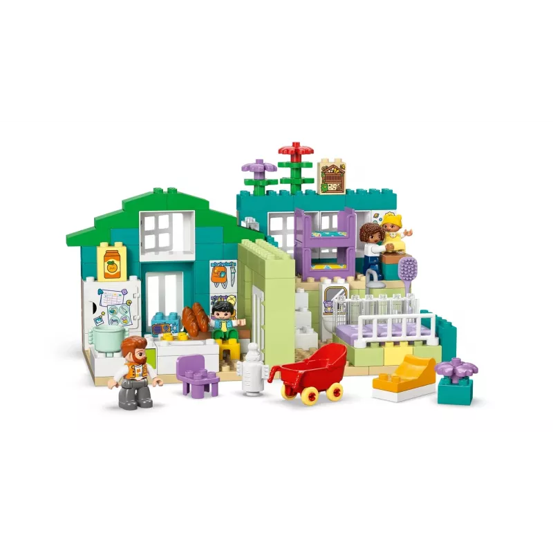 LEGO DUPLO 10470 3 viename Modernus šeimos namas su figūrėlėmis