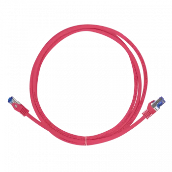Logilink Professional Ultraflex - Laidas - RJ-45 (M) į RJ-45 (M) - 50 cm - 6 mm - S/FTP - CAT 6a - Halogen-Free, Moulded, Snagless - Raudona, RAL 3018 (C6A024S)