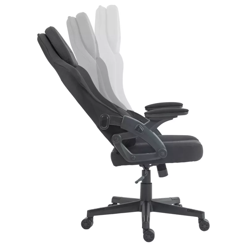 Deltaco DC130 Gaminė kėdė Soft Woven Mesh juoda (GAM-180)