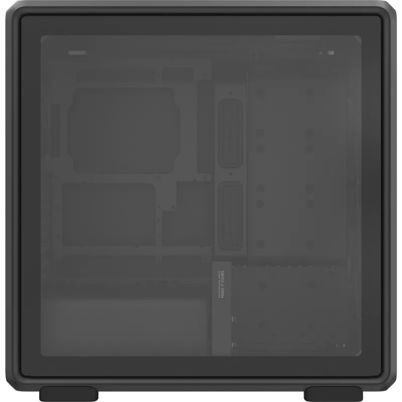 PC korpusas Cooler Master MasterFrame 600 Mesh — juodas, ATX/EATX, 2x200mm priekiniai ventiliatoriai