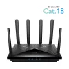 Cudy LT18 belaidis maršrutizatorius Gigabit Ethernet dviejų juostų (2,4 GHz / 5 GHz) 4G juodas
