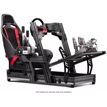 Next Level Racing F-GT Elite Formula & GT Aliuminio profilio lenktynių simuliatoriaus kabina – šoninio ir priekinio tvirtinimo versija (396039)