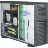 Super Micro Supermicro SC743 AC-1K26B-SQ - Bokštinis korpusas - 4U - Išplėstinis ATX - SAS - Karštai keičiamas - 1200 W - Juodas - USB (CSE-743AC-1K26B-SQ)