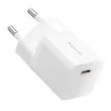 Baseus P10110909213-00 USB-C GaN5 mini 25W tinklo įkroviklis baltas