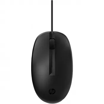 HP 125 laidinė pelė, ambidekstrinė, optinė, USB Type-A, juoda