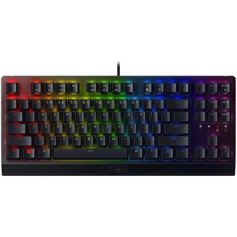 RAZER BlackWidow V3 Tenkeyless Green Switch - US Išdėstymo klaviatūra