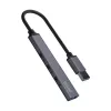 USB šakotuvas SAVIO AK-70, 4 prievadai (1× USB 3.0 + 3× USB 2.0), 5 Gbit/s
