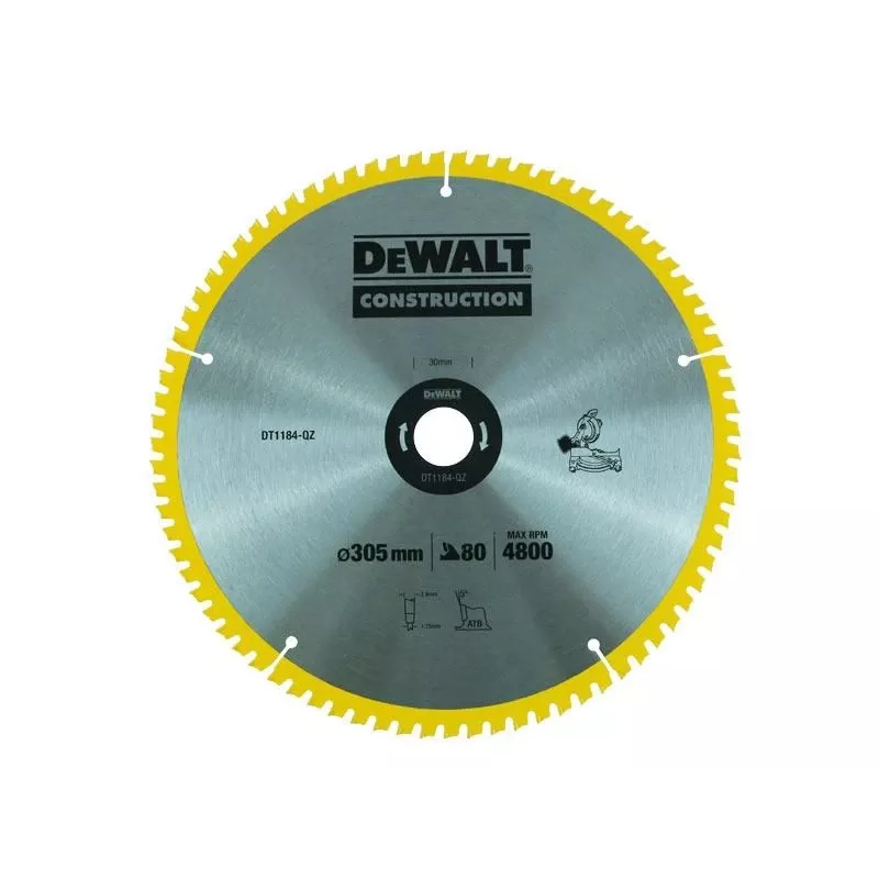 Pjūklo diskas stacionariam pjūklui DeWALT DT1184-QZ