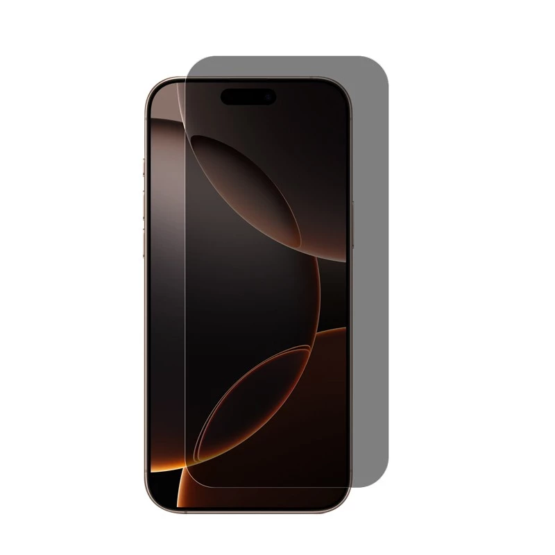Grūdintas privatumo stiklas Crong, skirtas iPhone 16 Pro Max – anti-glare, atsparus įbrėžimams