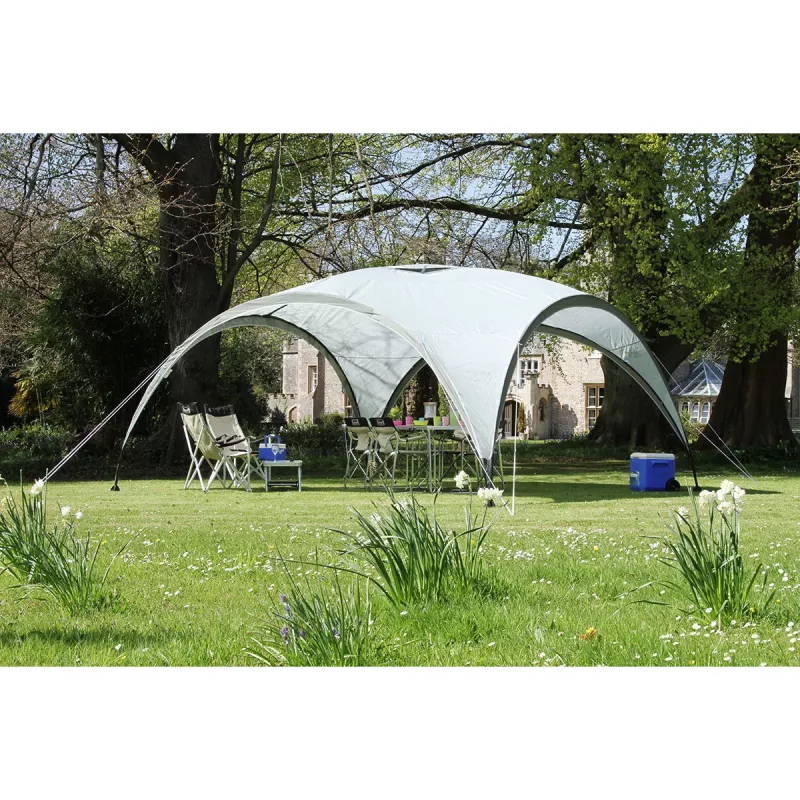 Paviljonas renginiams COLEMAN, 4,5 x 4,5 m (šviesiai pilka/pilka)