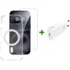 4smarts dėklas mobiliesiems telefonams Border Transparent White, skirtas iPhone 17 Air