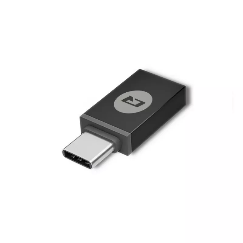 Qoltec 50632 USB 2.0 juodas kortelių skaitytuvas su 1 m laidu