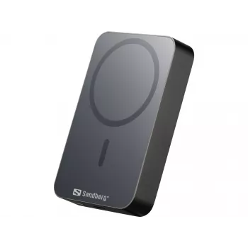 Nešiojamas įkroviklis Sandberg Mag Wireless Powerbank 10000 ALU, 10000 mAh
