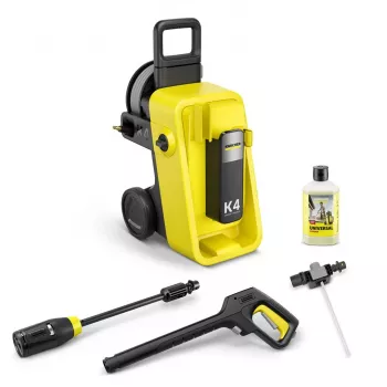 Slėginis plovimo aparatas Kärcher K 4 Comfort Premium, vertikalus, elektrinis, 420 l/h, geltona