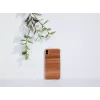 Dėklas iš medžio ir polikarbonato iPhone XS Max — Cappuccino White (man and wood)
