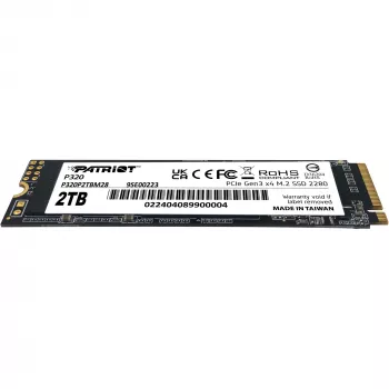 SSD diskas Patriot P320 2TB M.2 2280 PCIe 3.0 x4 NVMe