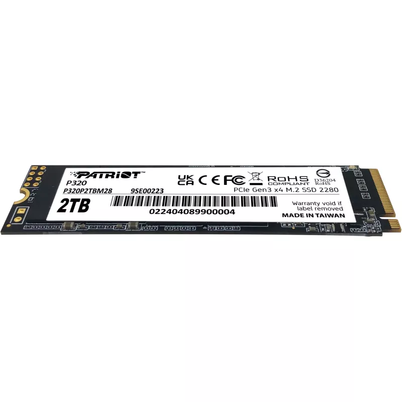 SSD diskas Patriot P320 2TB M.2 2280 PCIe 3.0 x4 NVMe