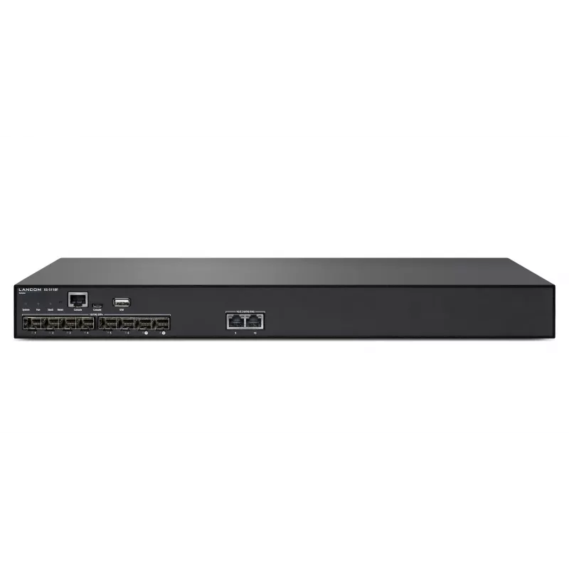 LANCOM XS-5110F valdomas L2/L3 10G Ethernet (100/1000/10000) 1U juodas