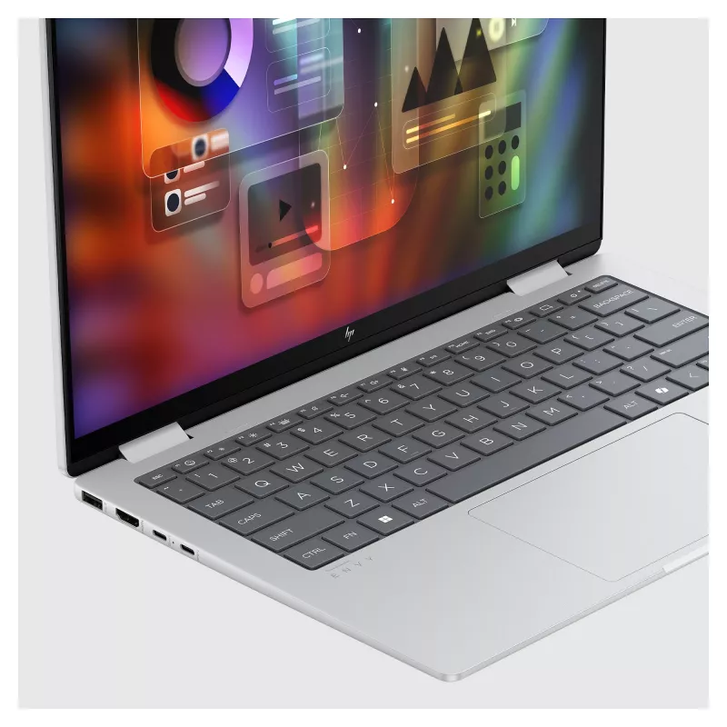 HP ENVY x360 14 3K OLED 2in1 Touch R5-8640HS 16GB/512GB SSD Win11 14-fa0457ng (klaviatūra gali būti vokiška)