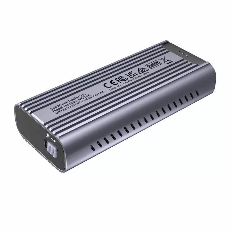 Išorinis SSD korpusas UNITEK S1226A juodai pilkas M.2 PCI Express 40 Gbit/s