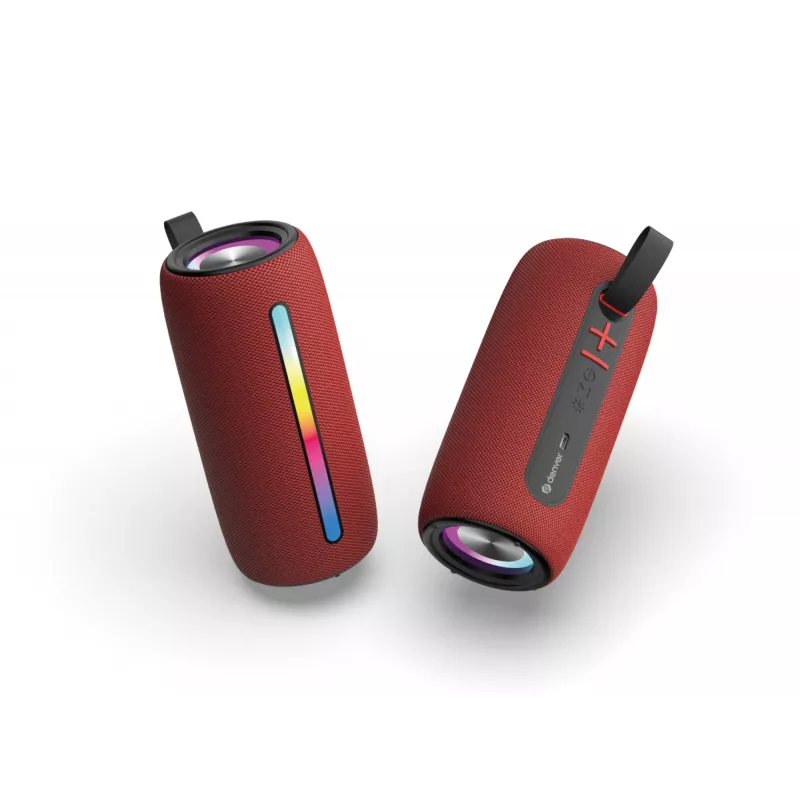 Denver BTL-360BD RGB Bluetooth garsiakalbis 2x50W bordo spalvos