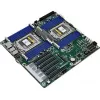 Motininė plokštė ASRock ROME2D16-2T LGA 4094 EEB, dviejų lizdų, 16 DIMM DDR4, 3,2 TB RDIMM, 5x PCIe x16 Gen4, 16x SATA III