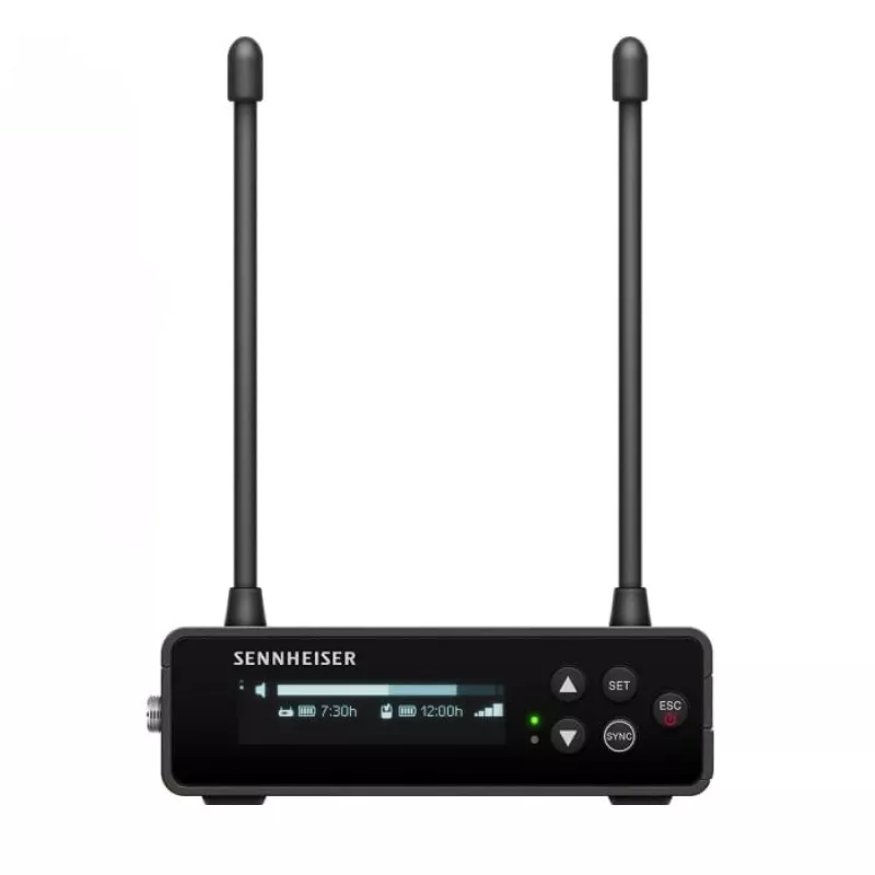 Sennheiser EW-DP 835 SET (R4-9) – kameros komplektas su miniatiūriniu siųstuvu, rankiniu mikrofonu su MMD 835 kapsule, 552-608 MHz