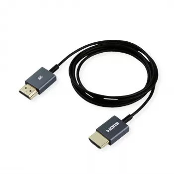 ROLINE HDMI-koaksialinis kabelis itin plonas 8K60 ST/ST - kabelis - skaitmeninis/ekrano/video (11.04.5937)