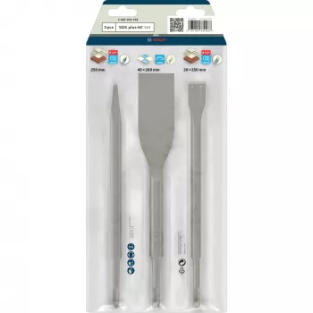 Bosch 2 607 019 159 kaltų rinkinys 3 vnt.