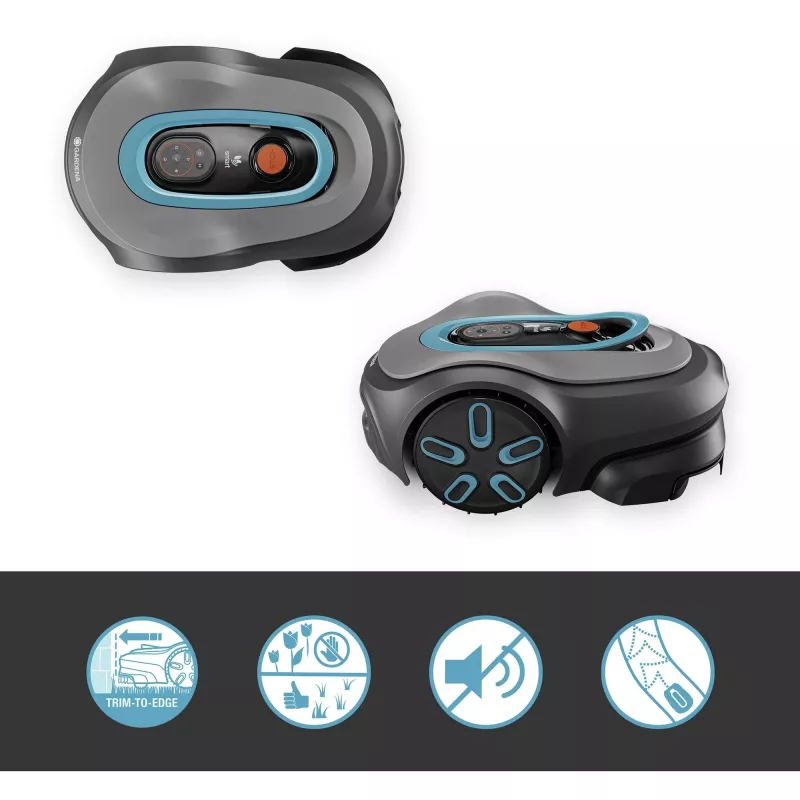 Robotinė vejapjovė Gardena smart SILENO pro Battery 600 m² 16 cm