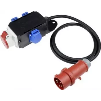 Elektros adapteris AS Schwabe MIXO 61520 — CEE kištukas 3x400V į 3x230V
