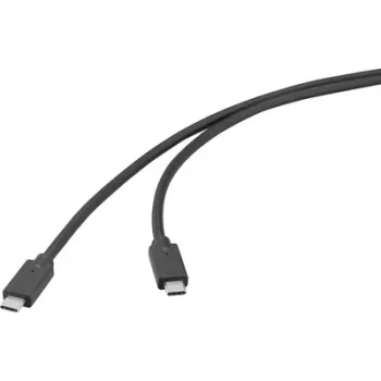 Renkforce USB laidas USB 3.2 Gen2x2 20 GBit/s USB-C kištukas-kištukas juodas 4K (RF-6830466)
