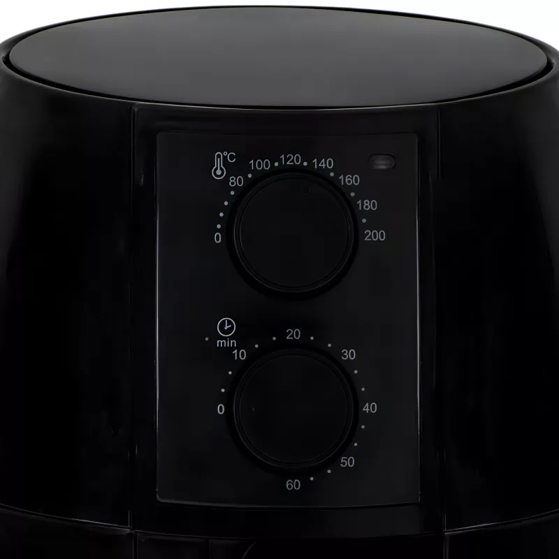 Kepimo be aliejaus aparatas Adler AD 6312 — 2,5 L, 1600 W, juodas, 80–200 °C, 60 min laikmatis