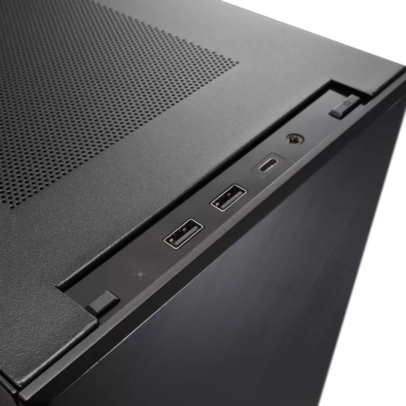 Korpusas SilverStone SST-SG17B Micro-ATX / Mini ITX - juodas