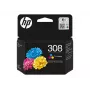Original HP 308 trispalvė kasetė (cian, magenta, geltona) – standartinė talpa