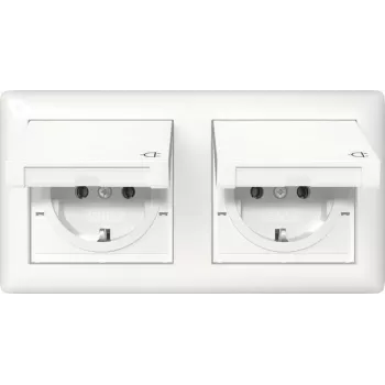 GIRA 415803 SCHUKO kištukinis lizdas su rėmeliu, IP44