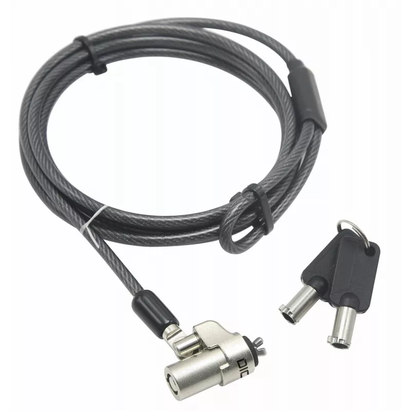 Užrakto kabelis DICOTA D31540 Juodas 2 m