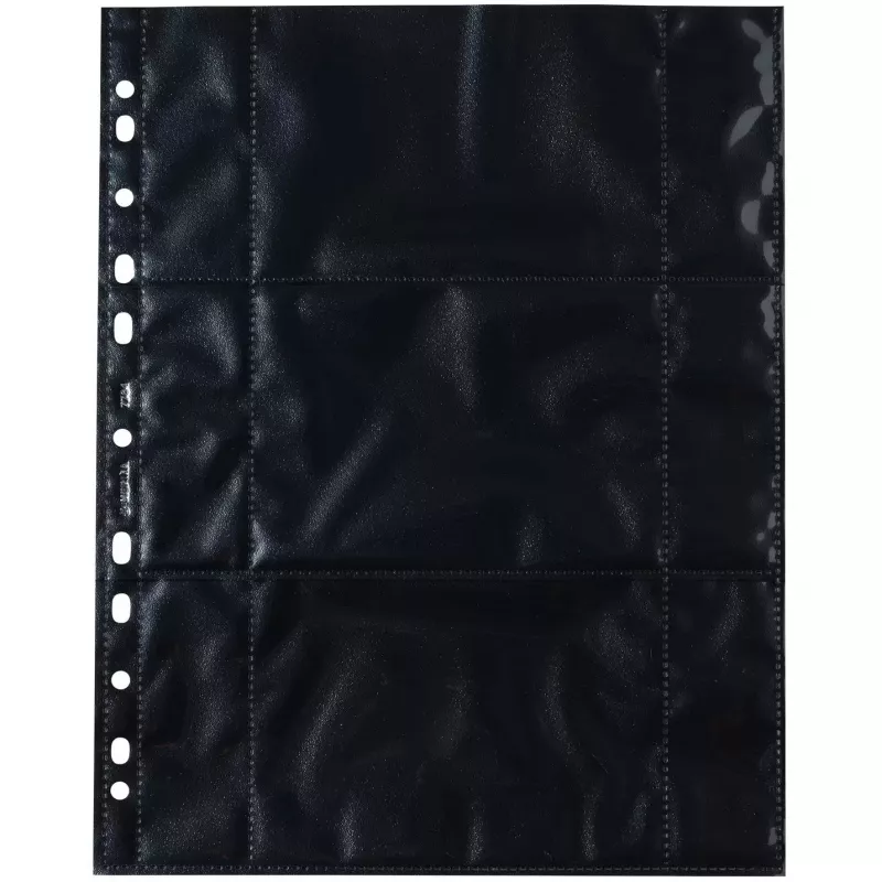 Foto kišenės HERMA Fotophan 9x13 cm gulsčiai juodos 10 vnt.